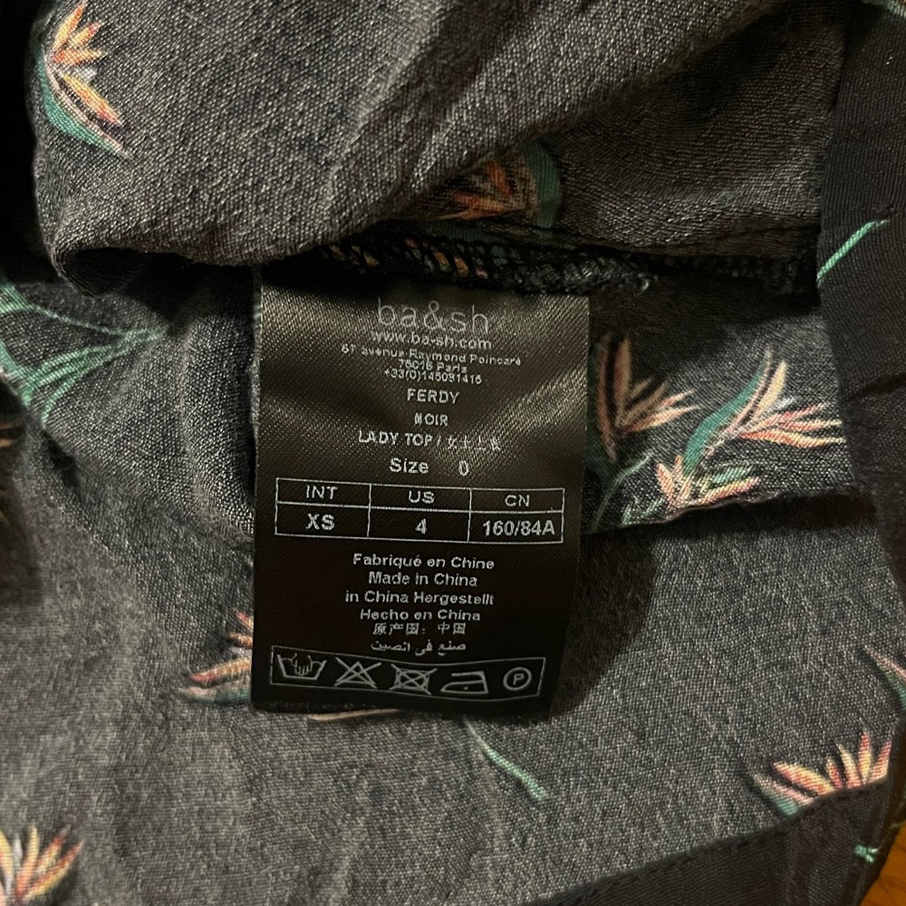 Ba&sh Ferdy top, noir, xs / us 4 - Picture 15 of 16